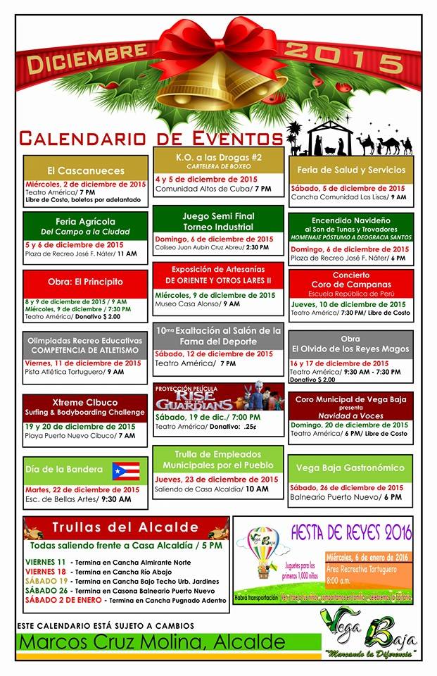 CALENDARIO DIC 2015