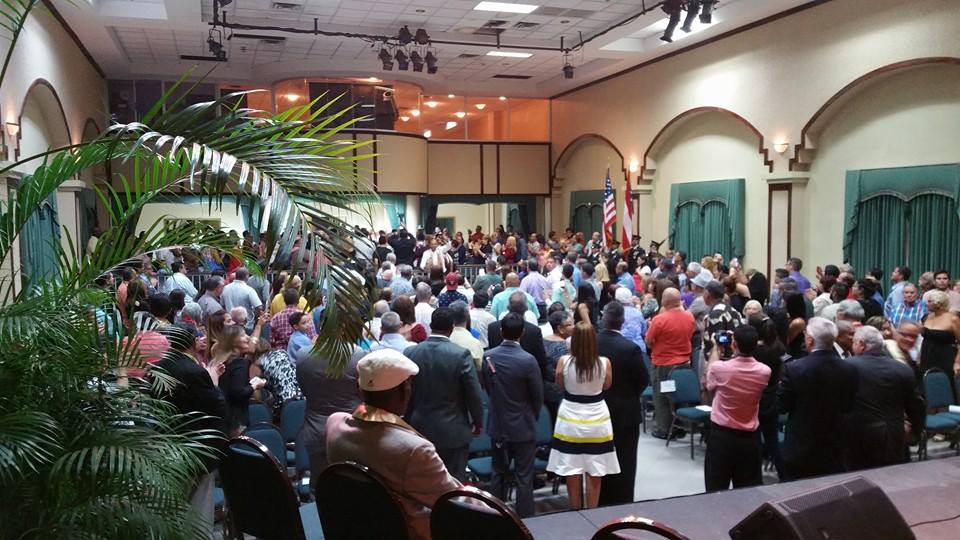 RUDY RIVERA MUY CONCURRIDA EXALTACION